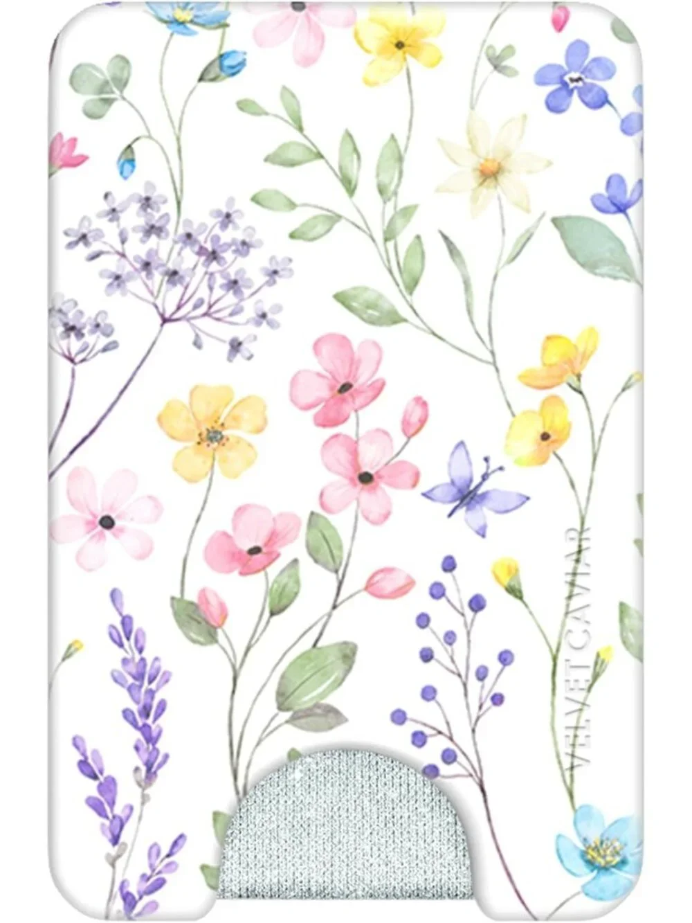Magnetic Card Holder Wallet for iPhone 12-17 | Compatible with MagSafe | Floral